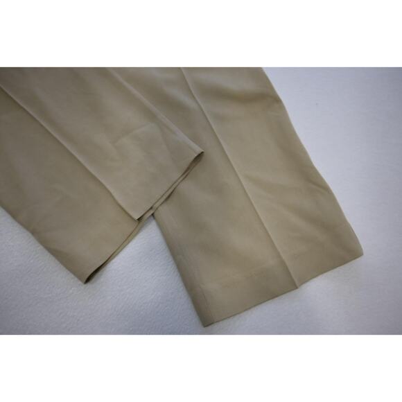 Tommy Bahama Silk Rayon Hawaiian Pants Pleated Front Beige Mens Sz 34 x 34 - Picture 4 of 9